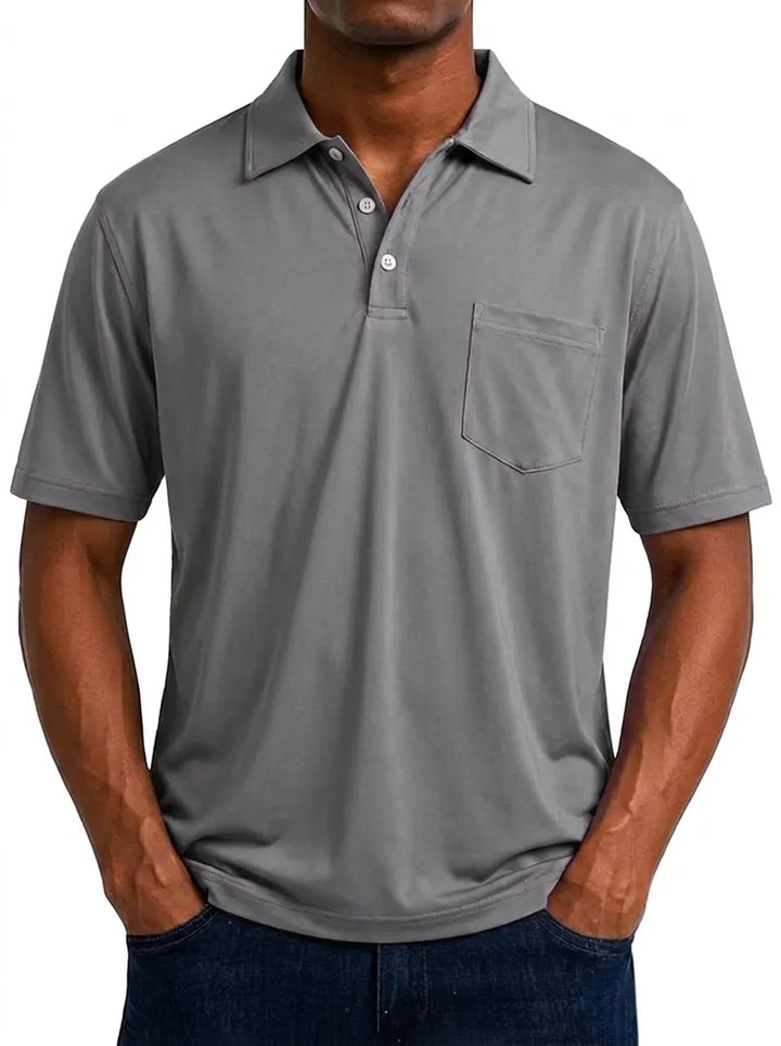 Max | Polo décontracté vintage pour homme à manches courtes et manches longues