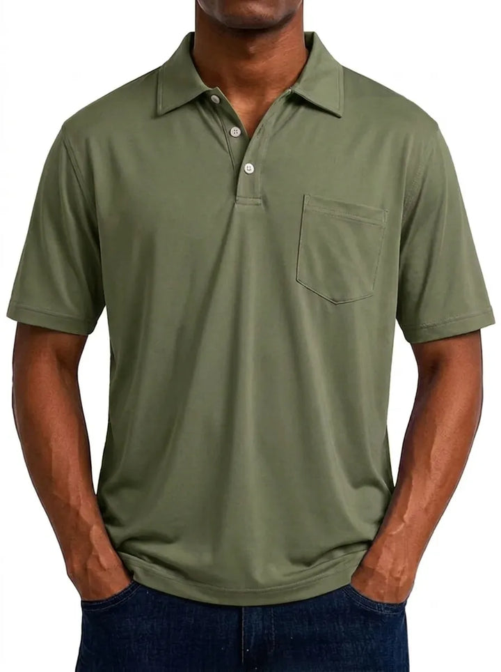 Max | Polo décontracté vintage pour homme à manches courtes et manches longues