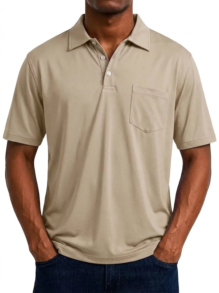 Max | Polo décontracté vintage pour homme à manches courtes et manches longues