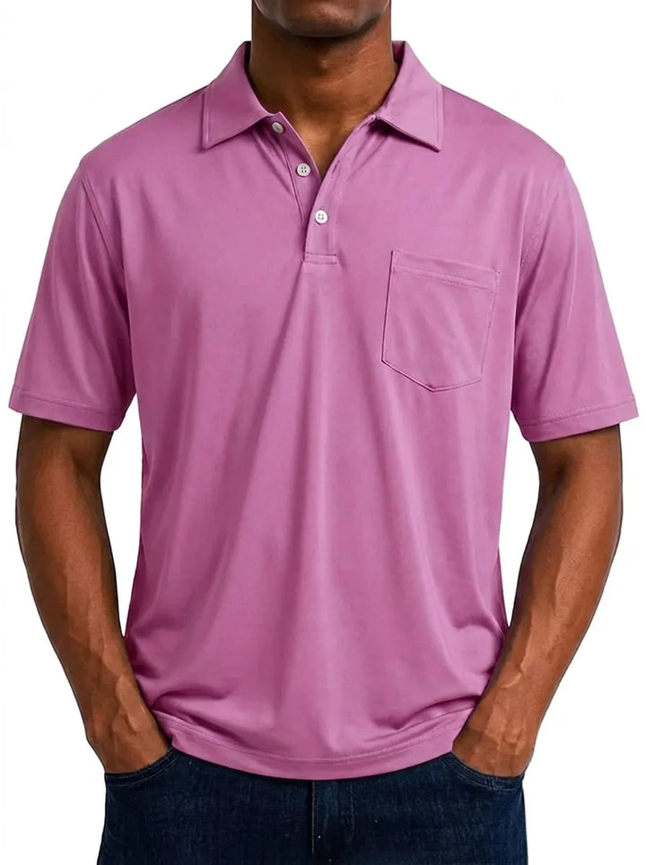 Max | Polo décontracté vintage pour homme à manches courtes et manches longues