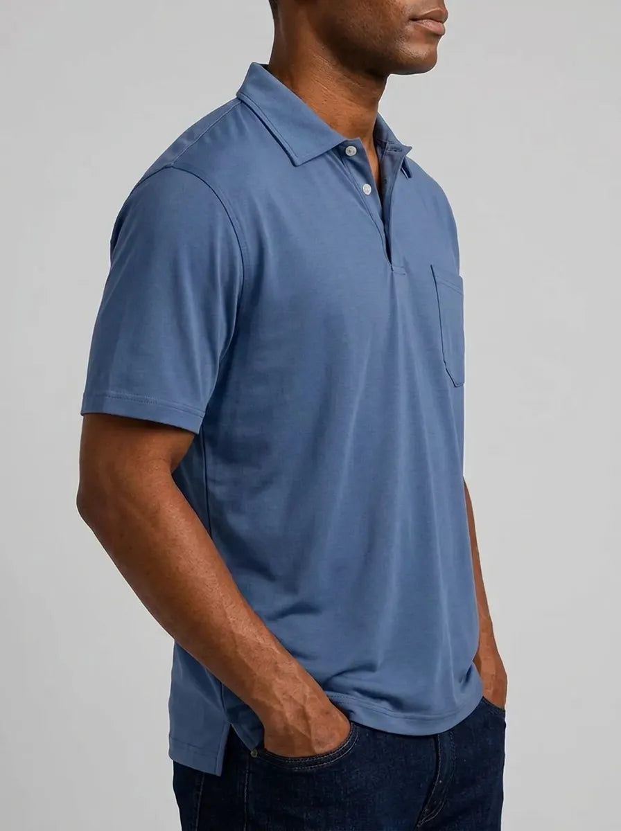 Max | Polo décontracté vintage pour homme à manches courtes et manches longues