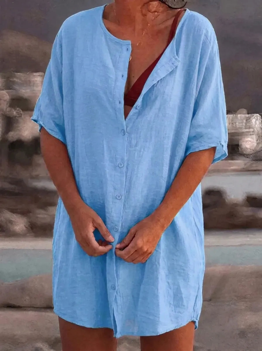 COSTA | Leichtes Kleid mit langen Ärmeln