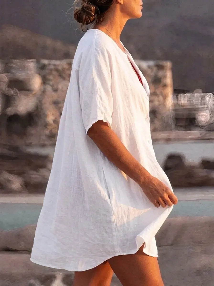 COSTA | Leichtes Kleid mit langen Ärmeln