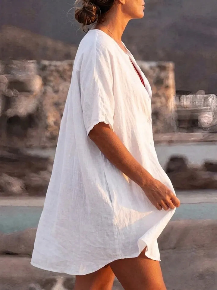 COSTA | Leichtes Kleid mit langen Ärmeln