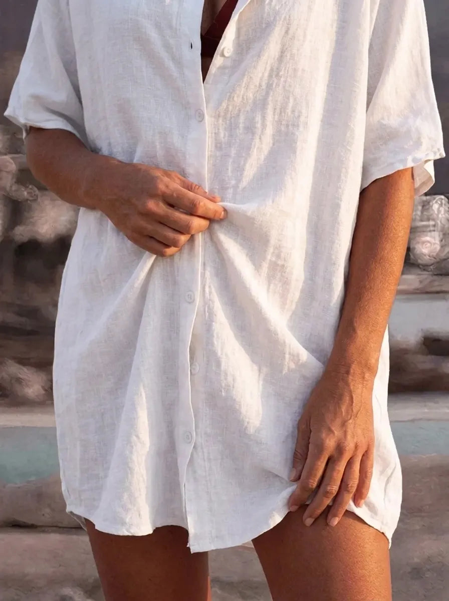 COSTA | Leichtes Kleid mit langen Ärmeln