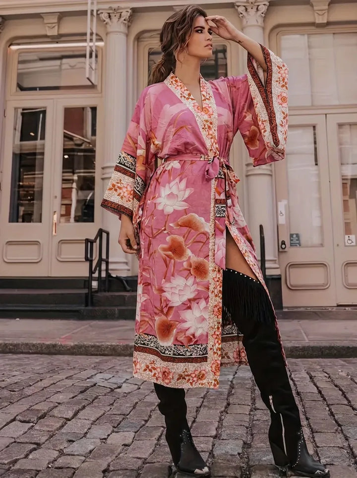 Elena | Damen Maxi-Kimono