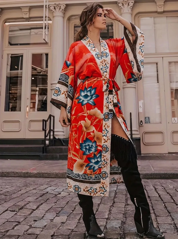 Elena | Damen Maxi-Kimono