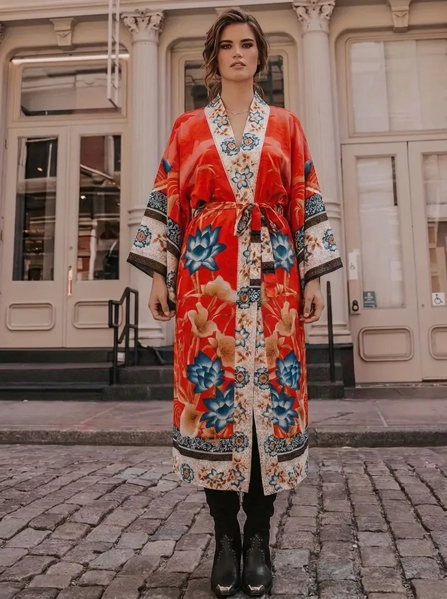 Elena | Damen Maxi-Kimono