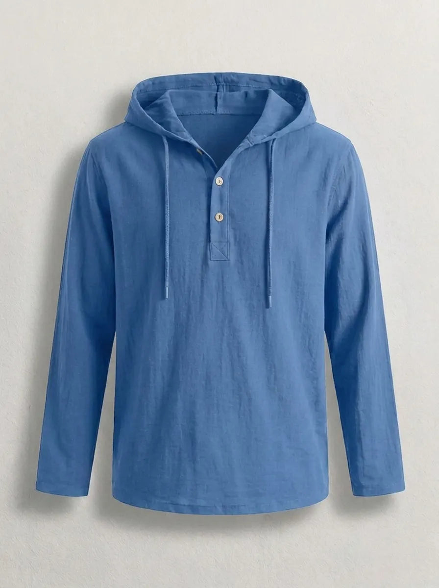 Fabio | Luxus Hoodie für Herren mit Kapuze und langen Ärmeln
