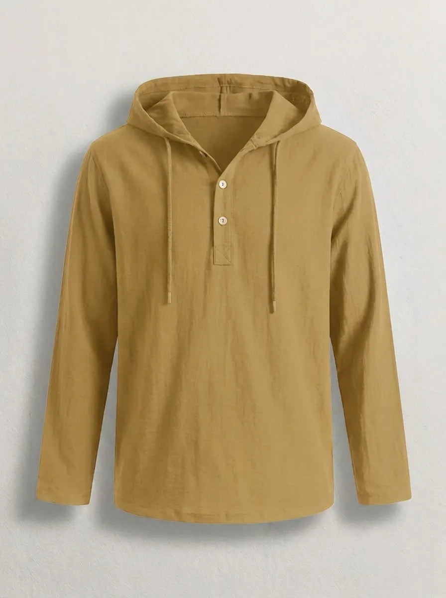 Fabio | Luxus Hoodie für Herren mit Kapuze und langen Ärmeln