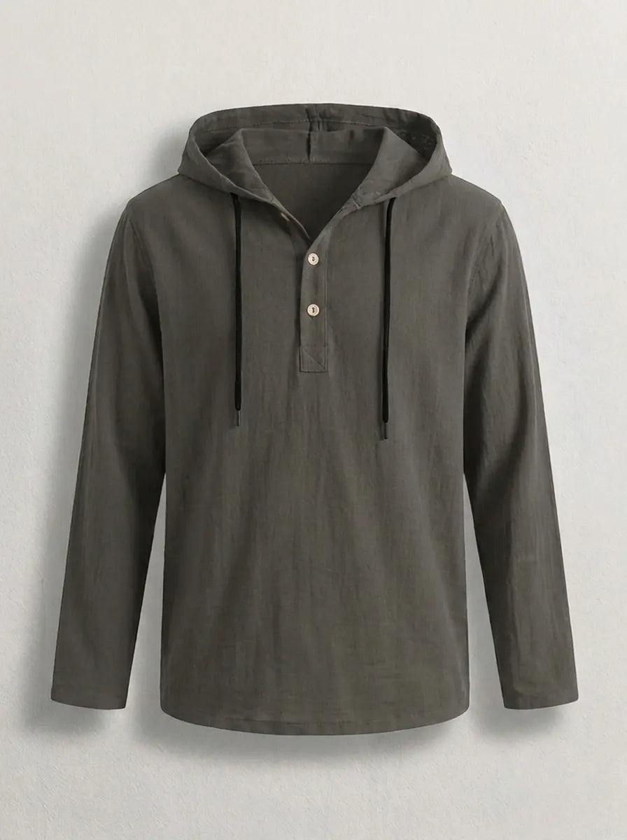 Fabio | Luxus Hoodie für Herren mit Kapuze und langen Ärmeln