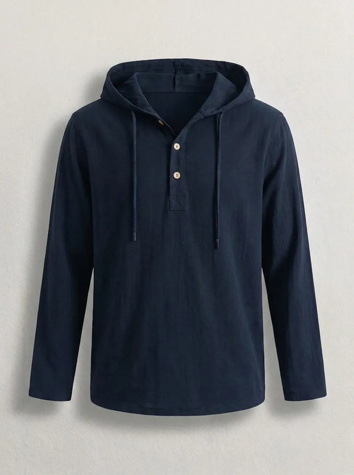 Fabio | Luxus Hoodie für Herren mit Kapuze und langen Ärmeln
