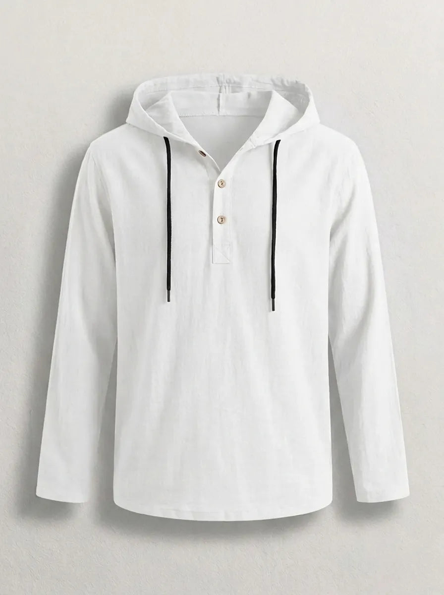 Fabio | Luxus Hoodie für Herren mit Kapuze und langen Ärmeln