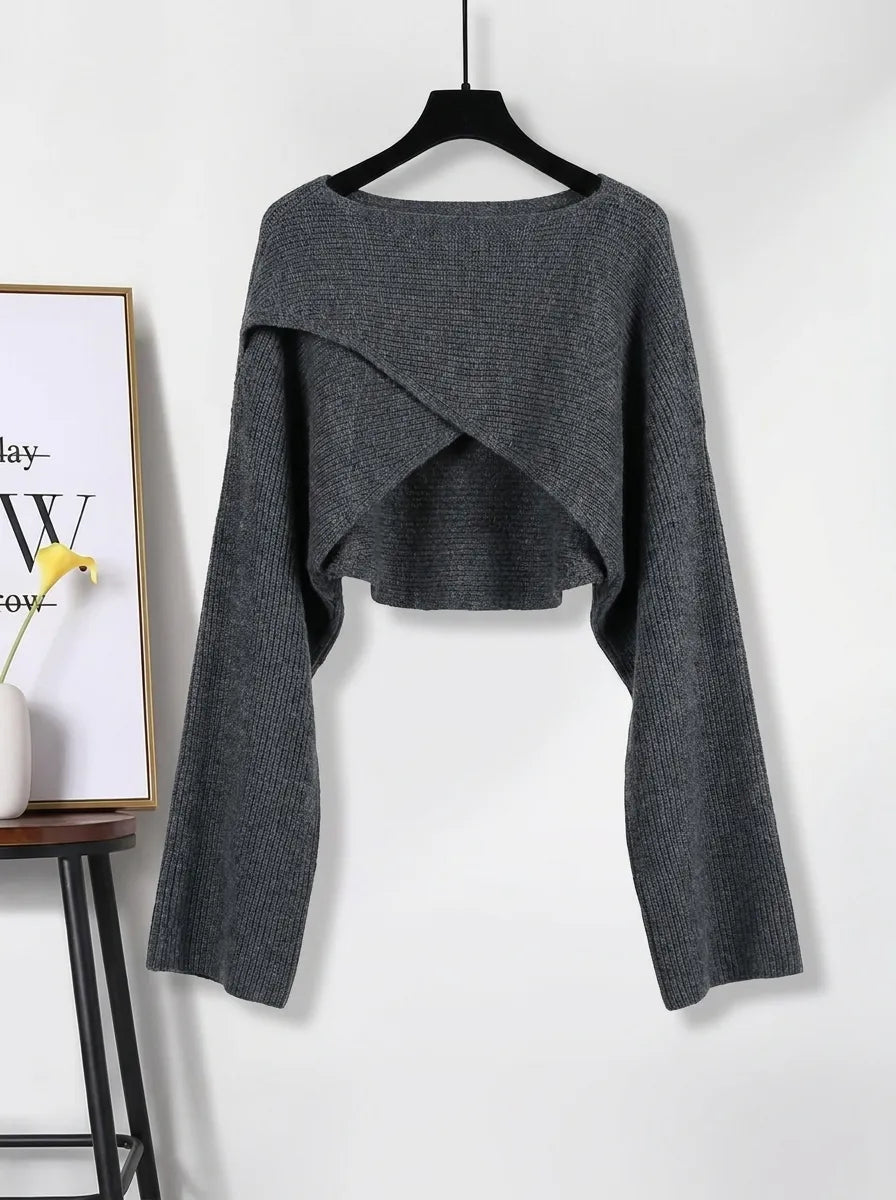 TANJA | Französisches Strick-Pullover und Rock Set für Damen