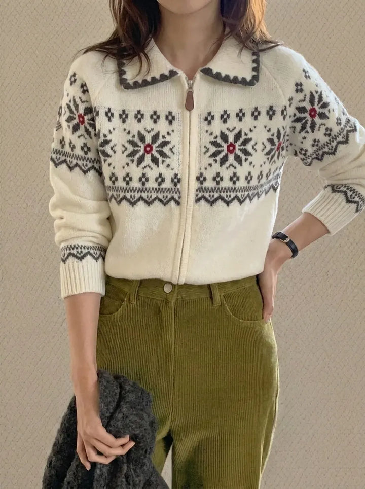 Cair | Pullover für Damen mit Knopfleiste aus e und langen Ärmeln