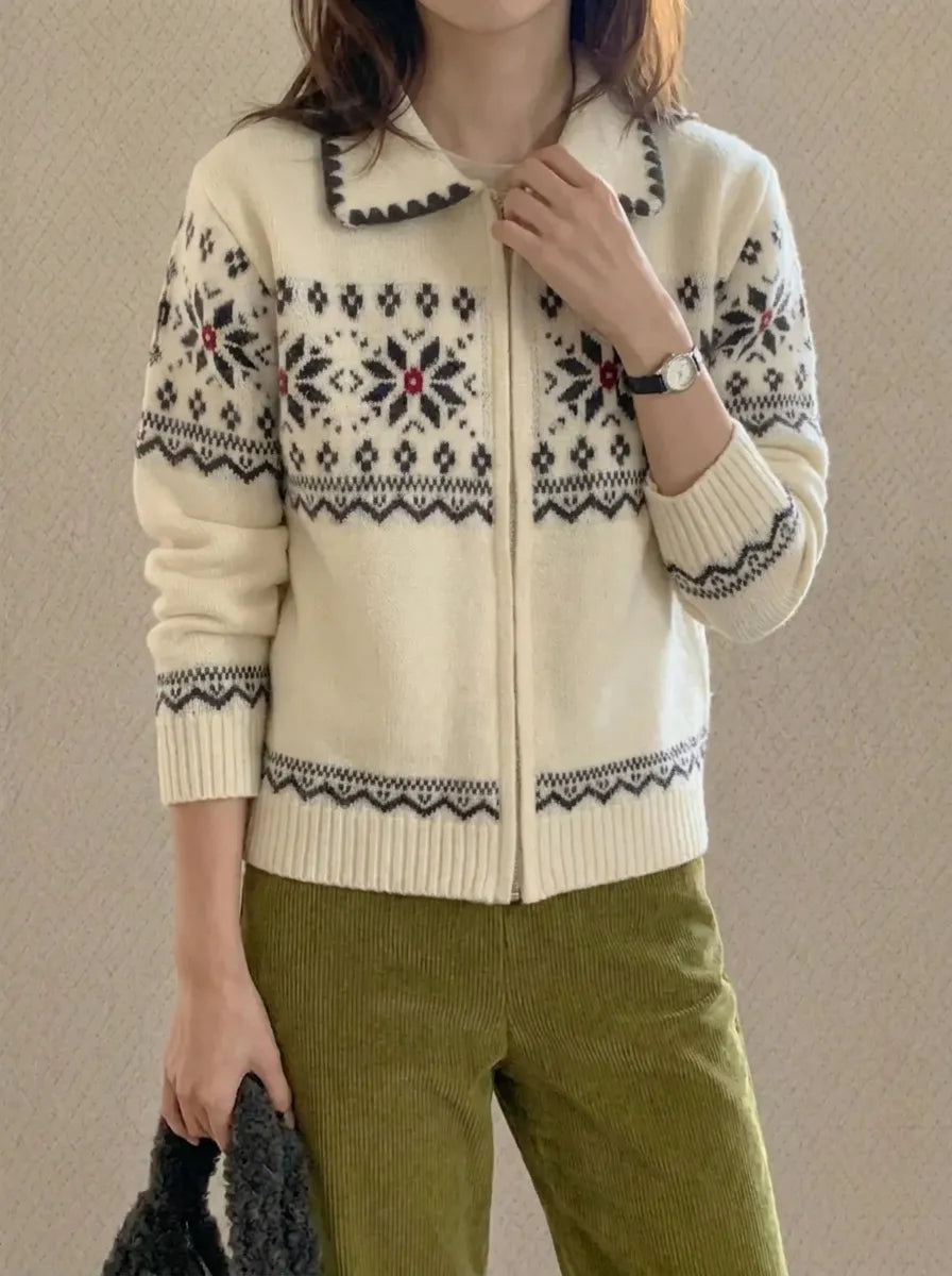 Cair | Pullover für Damen mit Knopfleiste aus e und langen Ärmeln