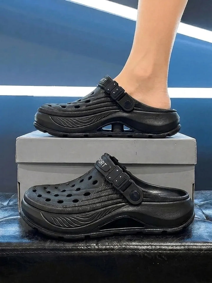Herren Leichte 2-in-1 Sandalen | Rutschfest, Atmungsaktiver Komfort mit Dicke EVA-Sohle
