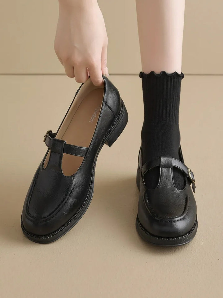 Zhelynne | Orthopädische Mary Jane Schuhe für Damen mit quadrater Zehenform