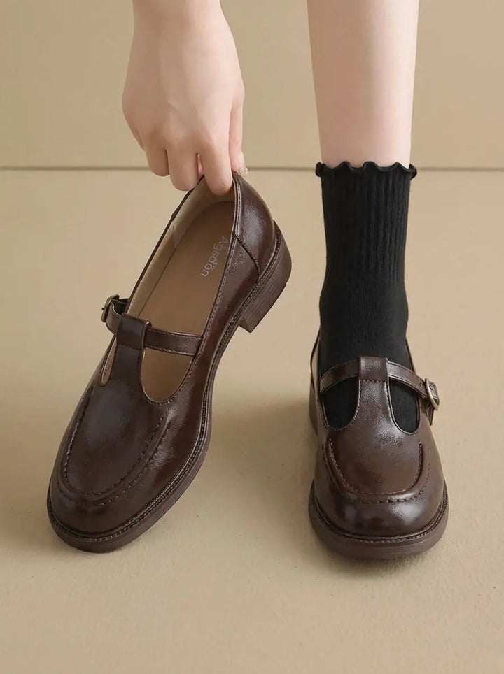Zhelynne | Orthopädische Mary Jane Schuhe für Damen mit quadrater Zehenform