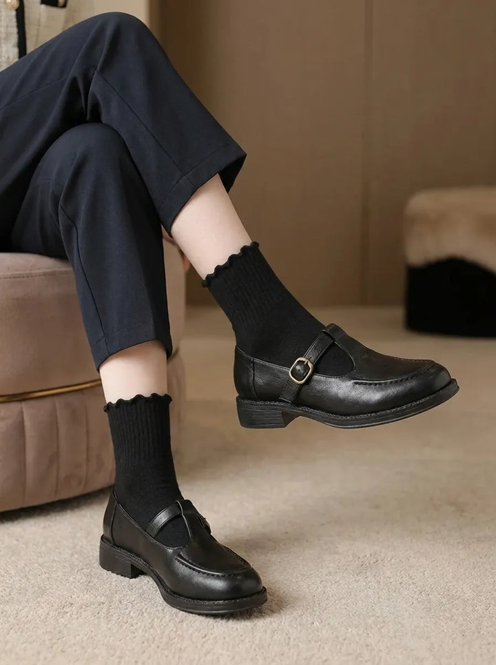 Zhelynne | Orthopädische Mary Jane Schuhe für Damen mit quadrater Zehenform