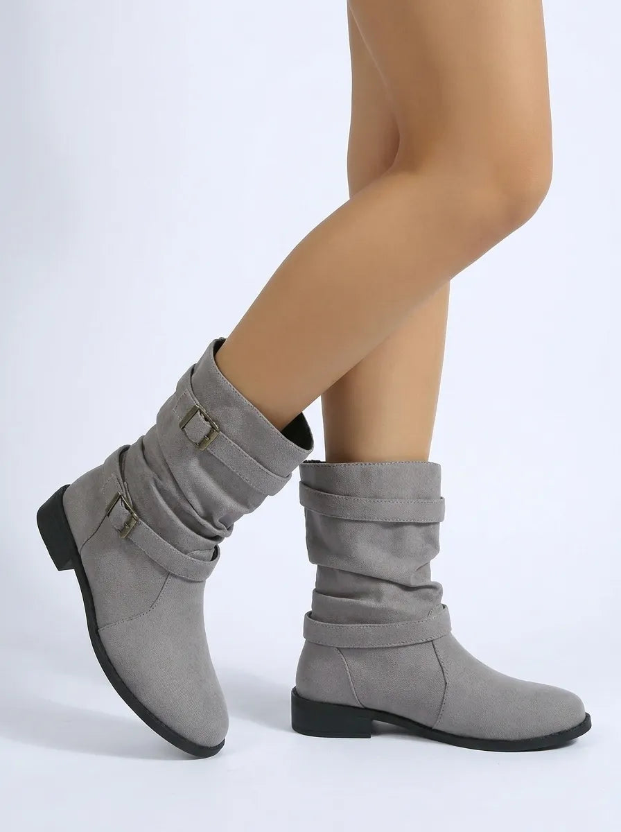 Delaney | Niedrige Absatz Stiefeletten