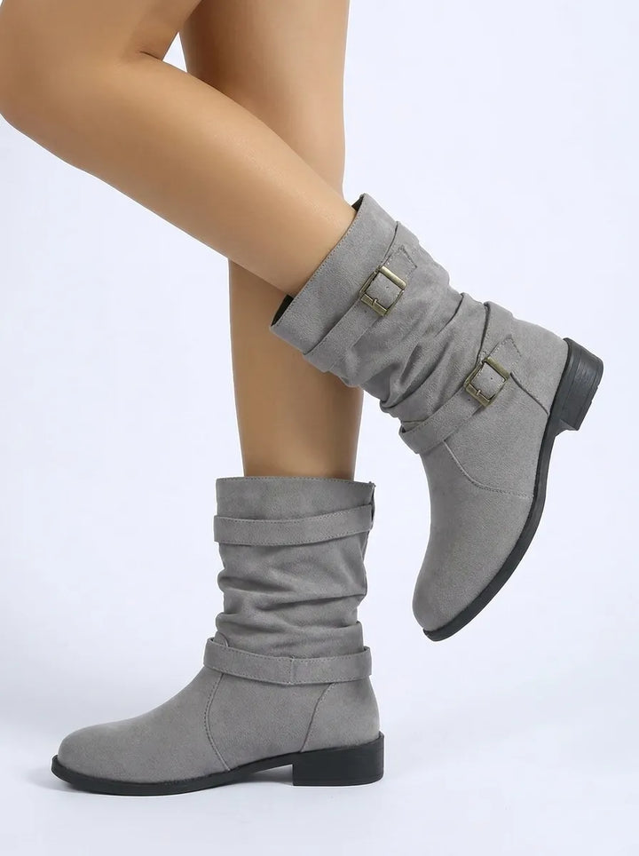 Delaney | Niedrige Absatz Stiefeletten