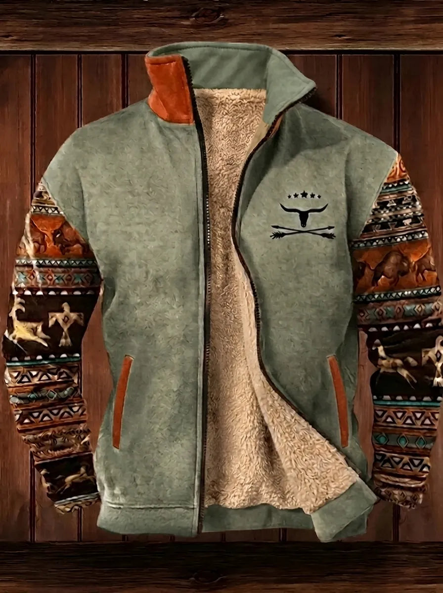 Theo | Giacca da outdoor con scollo rotondo e maniche lunghe