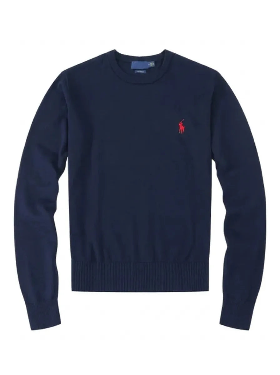 Leon | Eleganter Pullover für Herren mit Rundhalsausschnitt und langen Ärmeln