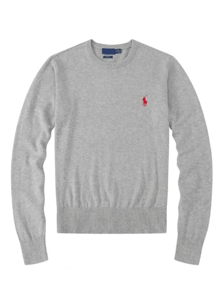 Leon | Eleganter Pullover für Herren mit Rundhalsausschnitt und langen Ärmeln