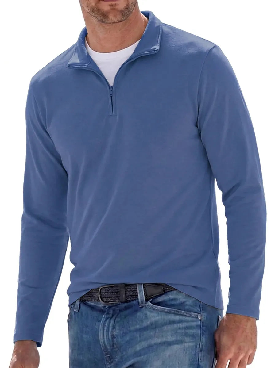 Luca | Elegante jersey para hombre con cuello alto y mangas largas