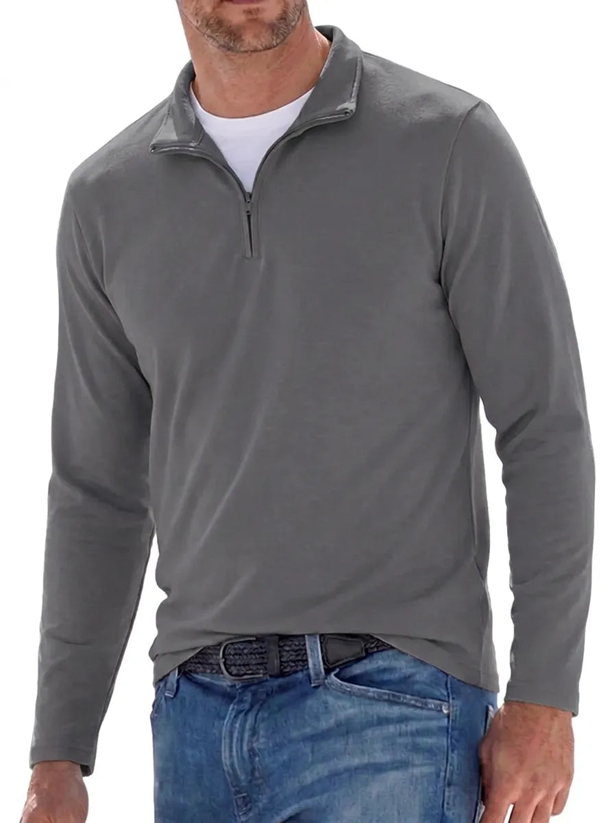 Luca | Elegante jersey para hombre con cuello alto y mangas largas