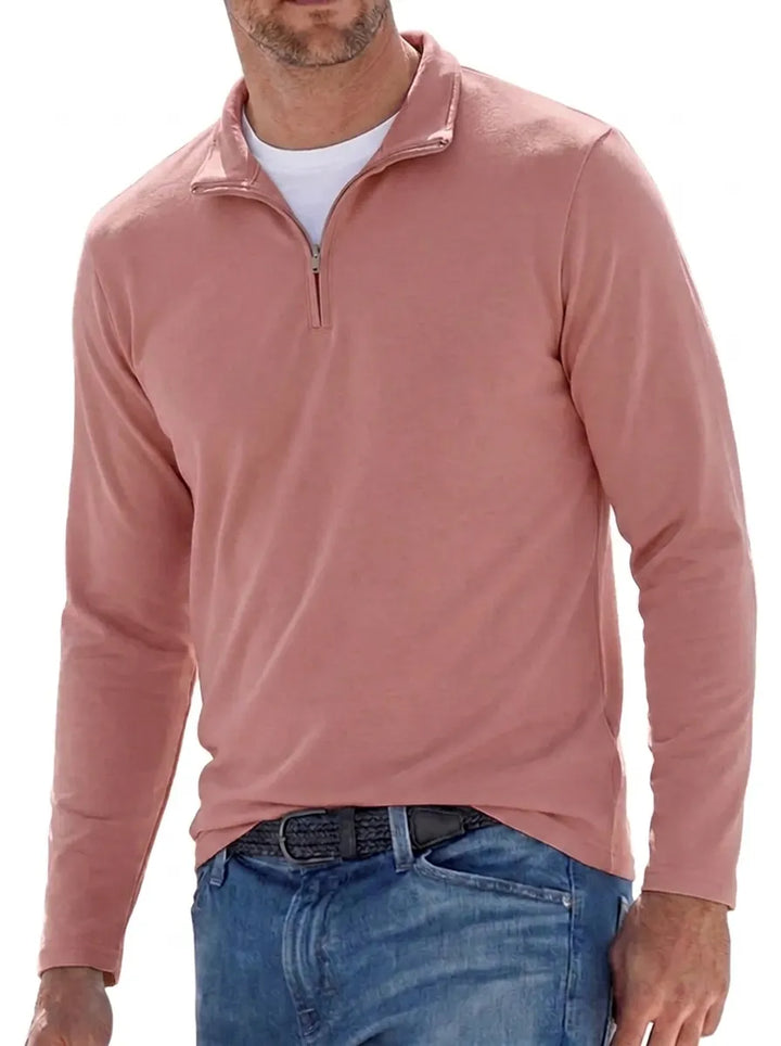 Luca | Elegante jersey para hombre con cuello alto y mangas largas