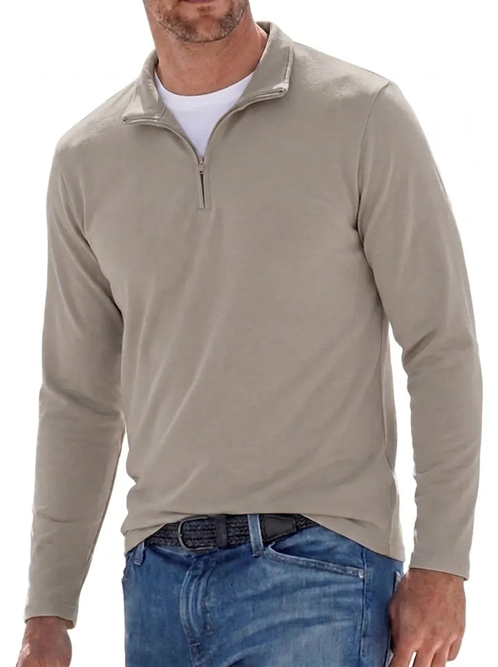 Luca | Elegante jersey para hombre con cuello alto y mangas largas