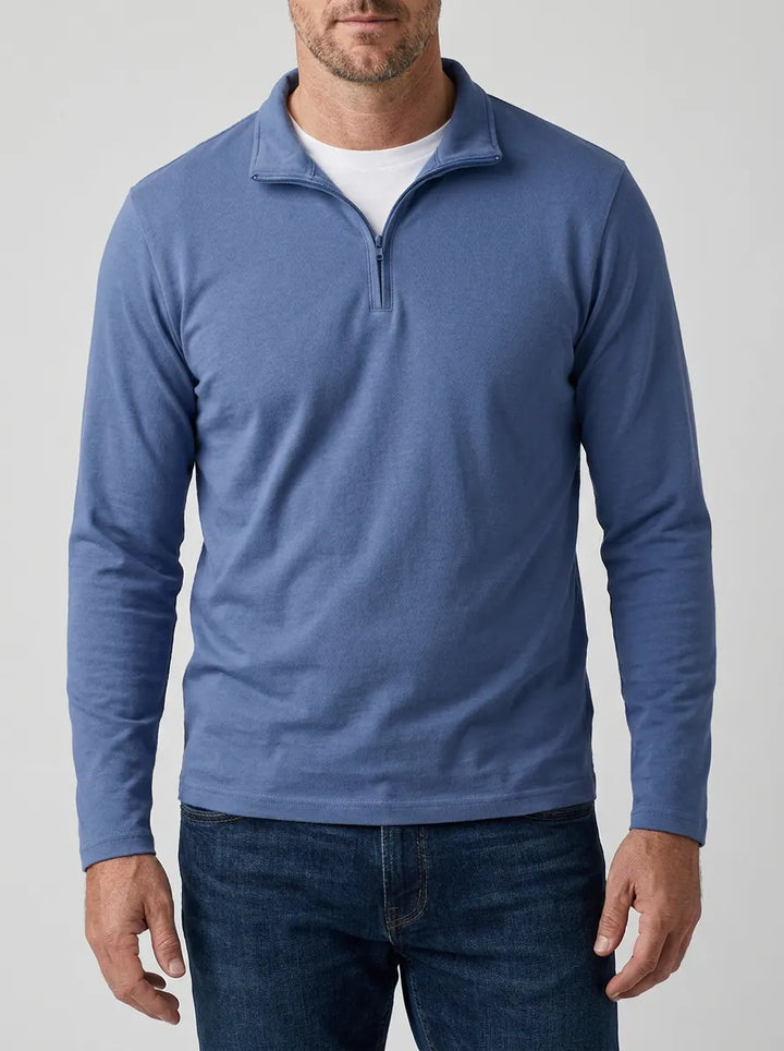 Luca | Elegante jersey para hombre con cuello alto y mangas largas
