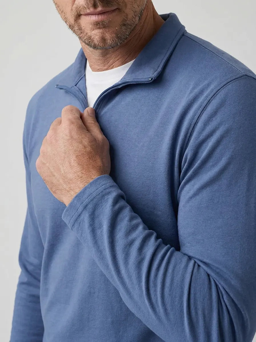 Luca | Elegante jersey para hombre con cuello alto y mangas largas