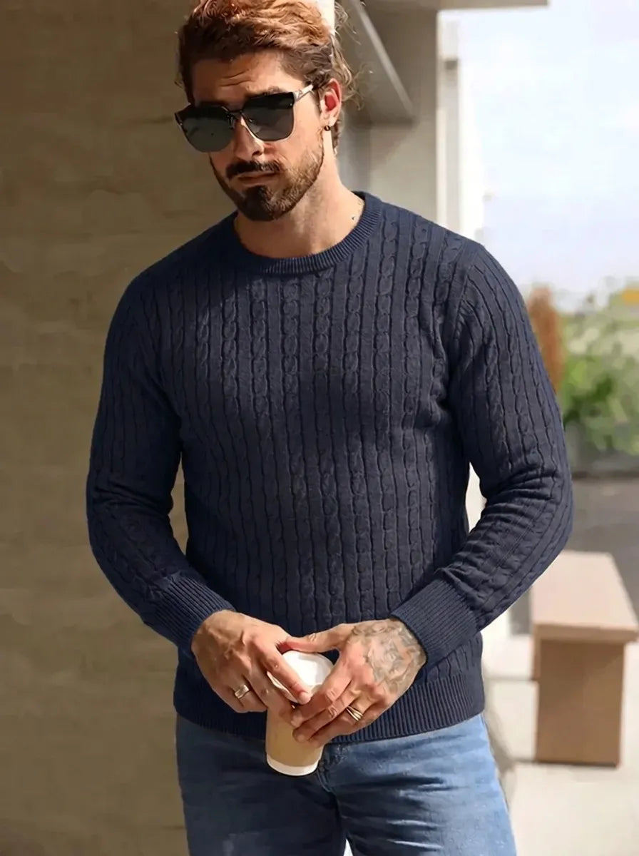 Brit und Boho | Graphica Geo Strickpullover mit geometrischem Muster