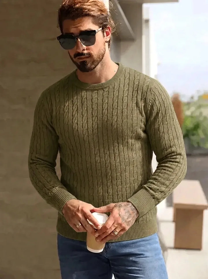 Brit und Boho | Graphica Geo Strickpullover mit geometrischem Muster