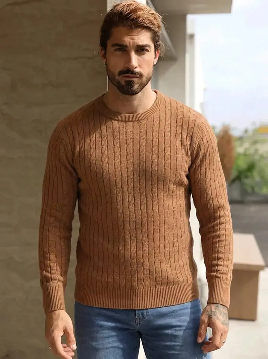 Brit und Boho | Graphica Geo Strickpullover mit geometrischem Muster