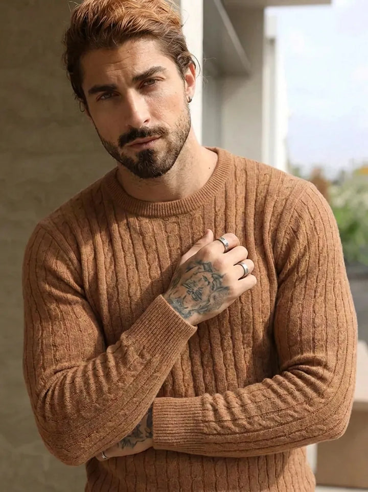 Brit und Boho | Graphica Geo Strickpullover mit geometrischem Muster
