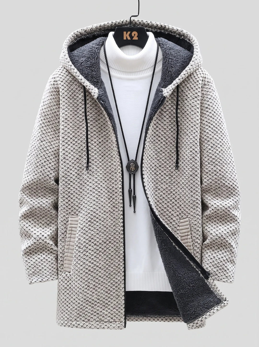 Oslo | Strick Hoodie für Herren mit Kapuze und langen Ärmeln