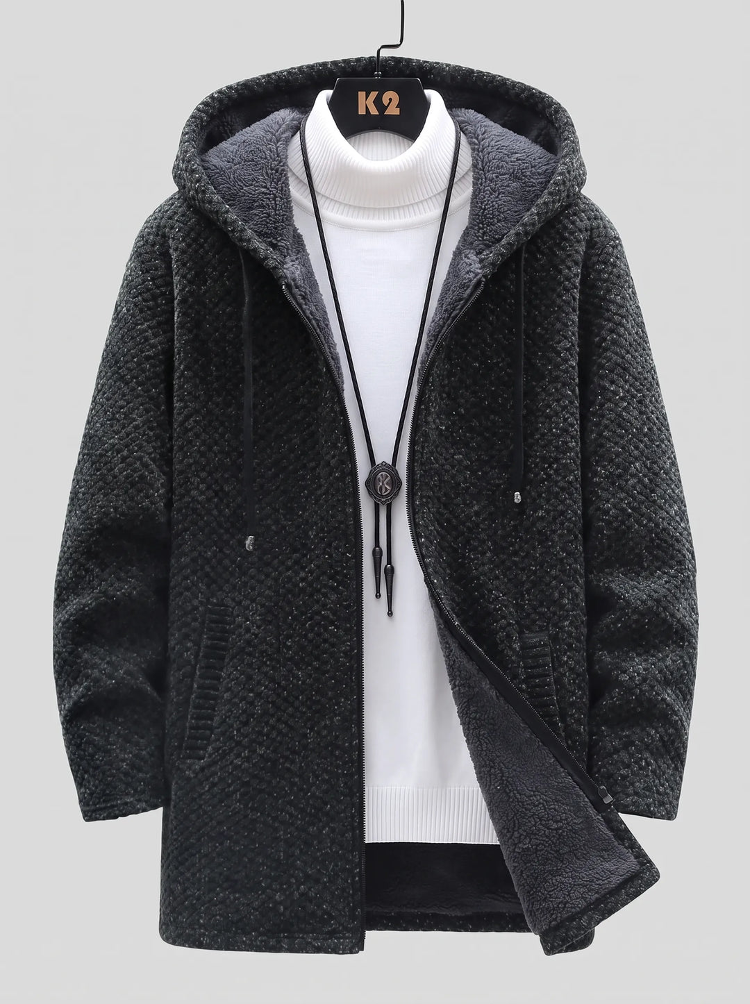 Oslo | Strick Hoodie für Herren mit Kapuze und langen Ärmeln