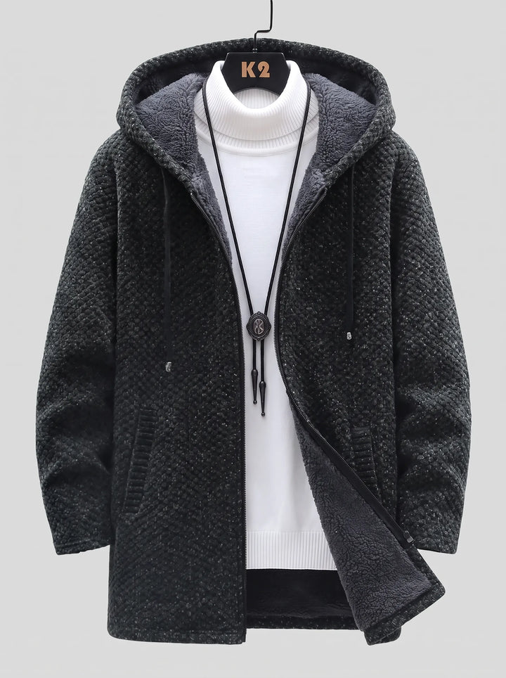 Oslo | Strick Hoodie für Herren mit Kapuze und langen Ärmeln