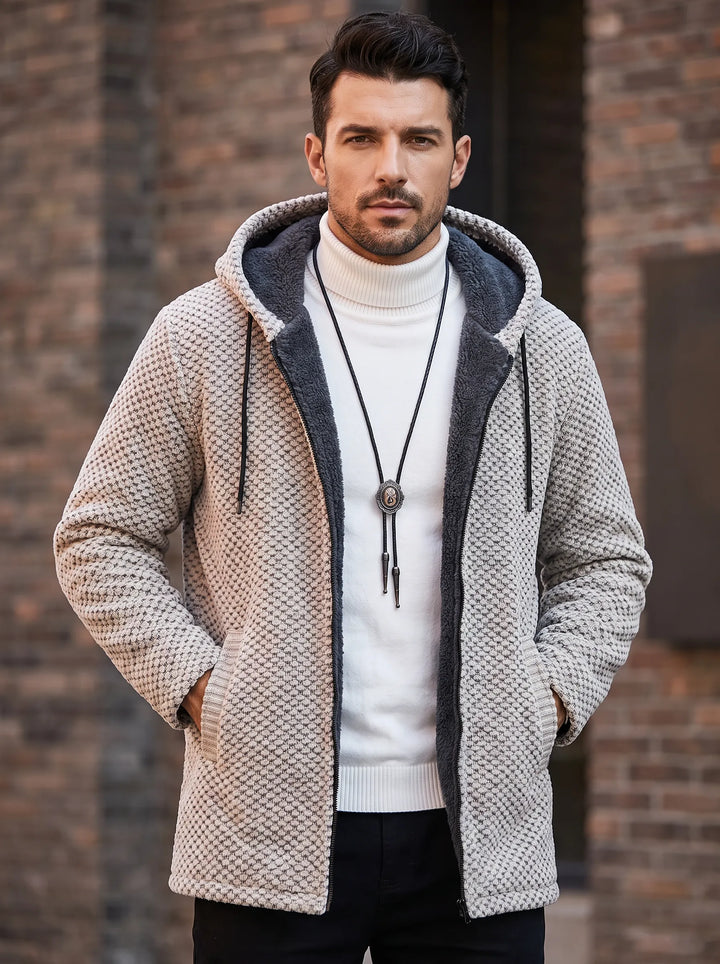Oslo | Strick Hoodie für Herren mit Kapuze und langen Ärmeln