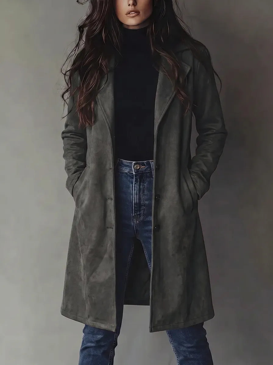 Teresa | Klassischer Trenchcoat im Vintage-Look