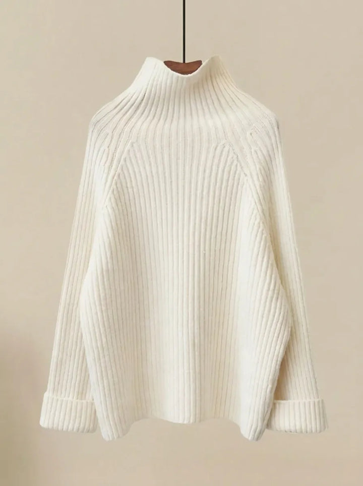 MARLENE | Bequemes, gemütliches Strickset für Damen mit Herzmuster