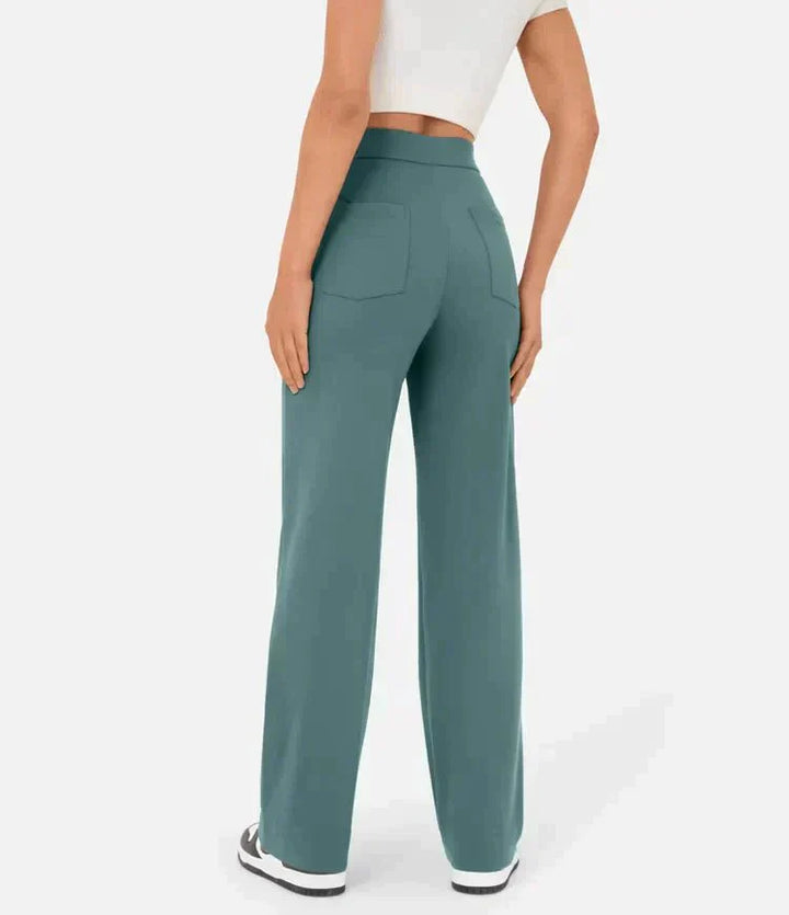 Lynn | Perfekt sitzende Hose für Damen mit geradem Bein und hohem Bund