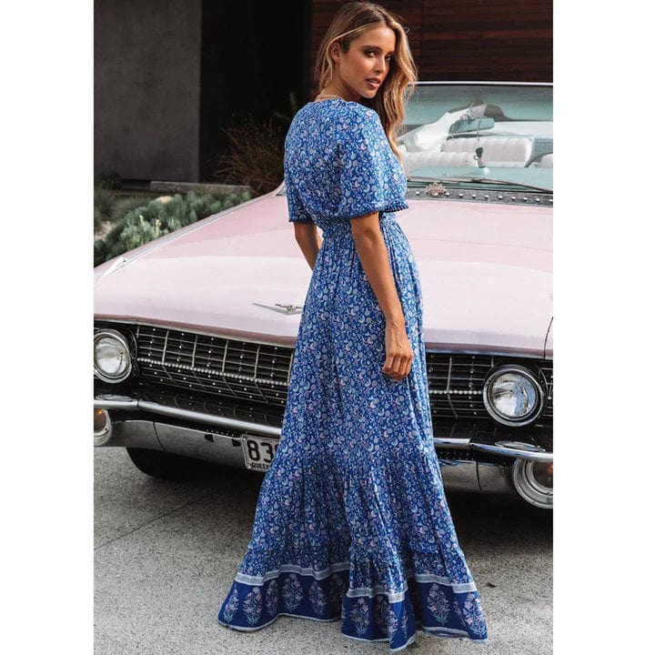 Saskia | Schickes Kleid mit Blumenmuster