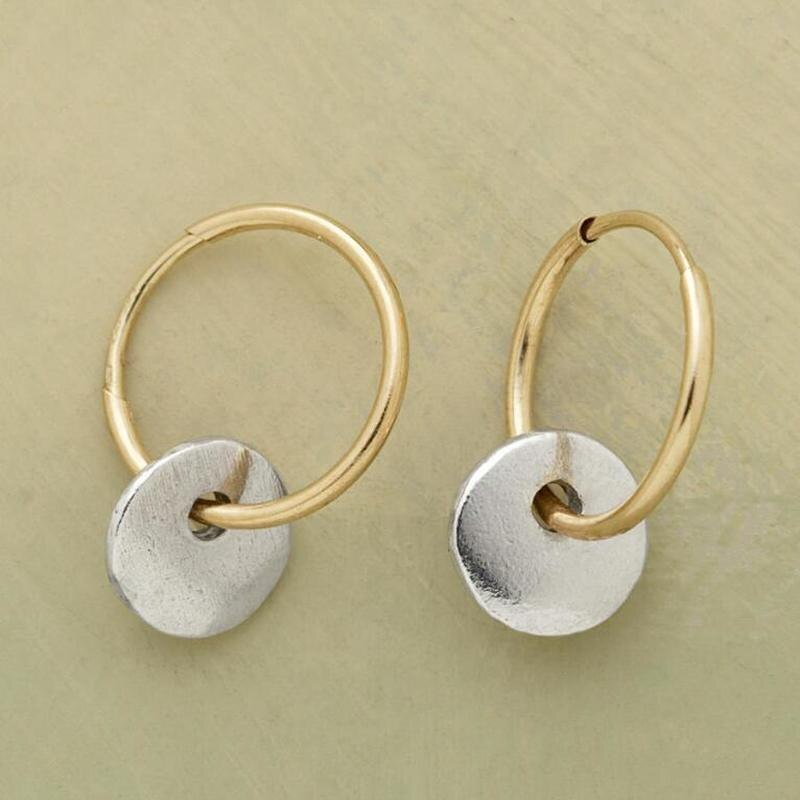 Handgefertigte Elegante Creolenohrringe für Damen