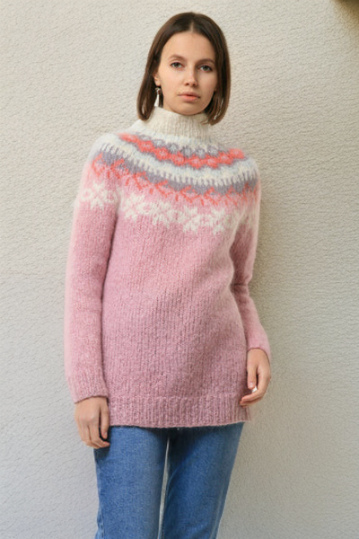 Signi | Modischer, gemütlicher Pullover für Damen mit Rollkragen und langen Ärmeln