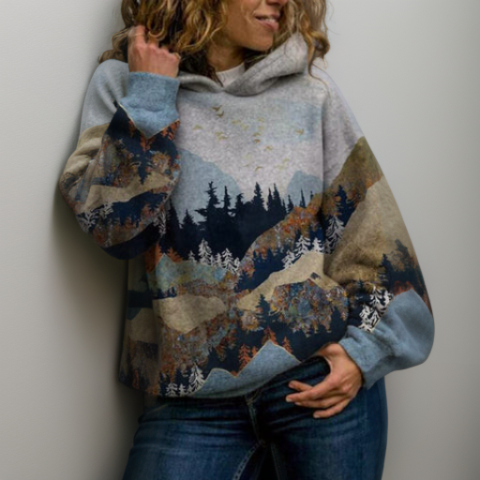Louise | Stylischer und Gemütlicher Harajuku-Kapuzenpullover für Damen